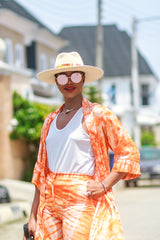 Kitan Tye Dye Kimono Set