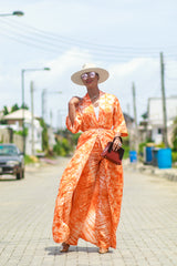 Kitan Tye Dye Kimono Set