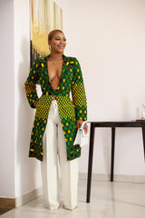 The Vivienne African Print Jacket