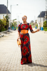 Seyi Cold shoulder Jumpsuit