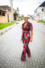 Nkosi African Print Jacket and Pants Set