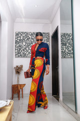 Spice African Print Jumpsuit