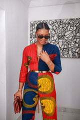 Spice African Print Jumpsuit