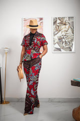 Nkosi African Print Jacket and Pants Set