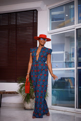 Rhonique African print  Jumpsuit