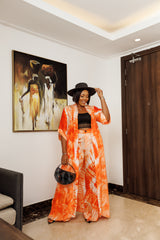 Kitan Tye Dye Kimono Set