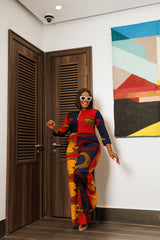 Spice African Print Jumpsuit