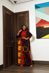 Spice African Print Jumpsuit
