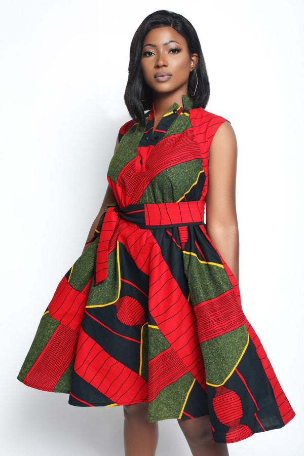 Tishe African print Dress