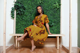 Ify African Print Wrap dress.