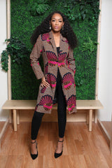 Ralia African Print Jacket