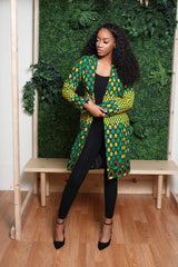 The Vivienne African Print Jacket