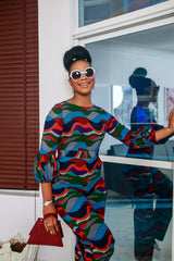 Gozie African print jumpsuit