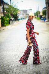 Nkosi African Print Jacket and Pants Set