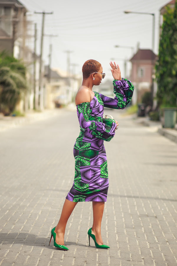 Rhoda African Print Dress