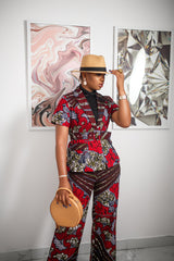 Nkosi African Print Jacket and Pants Set