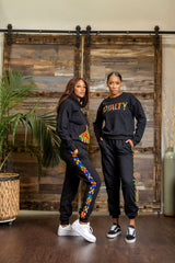 Amarya Black Sweat shirt and Jogger set