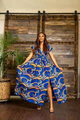 Kelechi Blue infinity dress