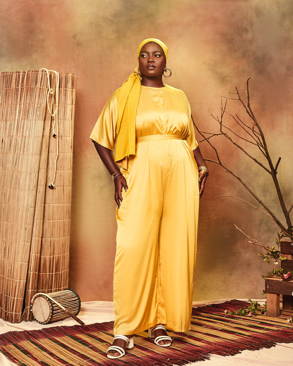 TIFF JUMPSUIT YELLOW
