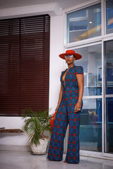 Rhonique African print  Jumpsuit