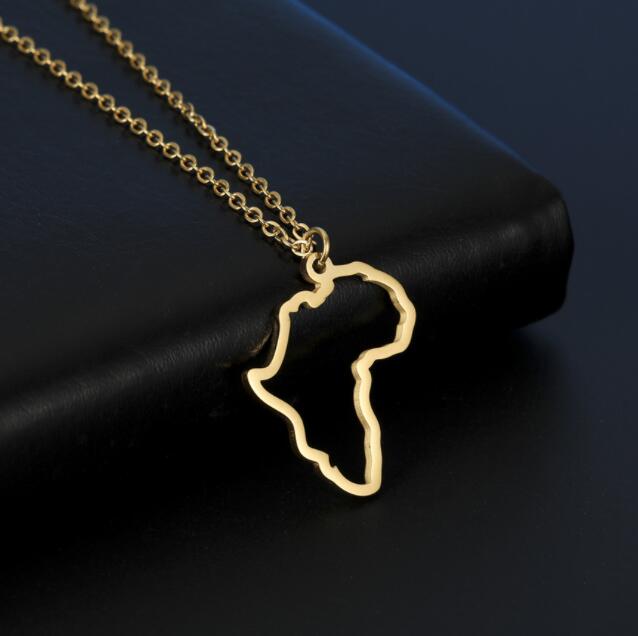 Map of Africa Necklace