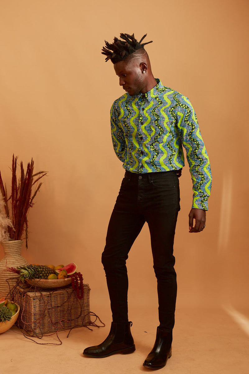 Ayo  African Print Men's  Shirt